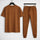 Men Brown Lakers 23 Printed Track Suit Set