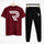 Men R-Flex Maroon Black Track Suit 2Pcs Cotton