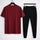 Men R-Flex Maroon Black Track Suit 2Pcs Cotton