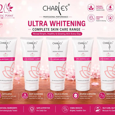 Charies Ultra Whitening Facial Kit 5 Step