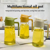 450mL 2-in-1 Glass Oil Sprayer Bottle with Pour Spout & Handle – Refillable Cooking Oil Dispenser