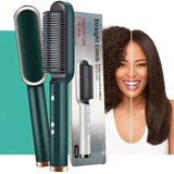 Fast Drying Hair Straightener Brush ABS Plastic