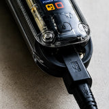 JAWA JW-814 Professional Clear Trimmer for Men – Rechargeable Hair, Beard & Mustache Trimmer with LED Digital Display, Stainless Steel Blade & USB Charging