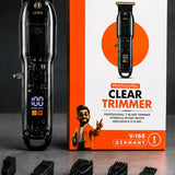 JAWA JW-814 Professional Clear Trimmer for Men – Rechargeable Hair, Beard & Mustache Trimmer with LED Digital Display, Stainless Steel Blade & USB Charging