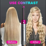 High Quality 5 in 1 Hot Air Hair Styler & Dryer Brush | Hair Straightener, Curler, Volumizer & One Step Blow Dryer | Multi-Function Hair Styling Tool