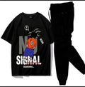2 Pcs Men's Cotton Printed Track Suit