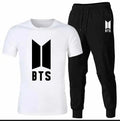 2 Pcs Men's Jersey Printed Track Suit