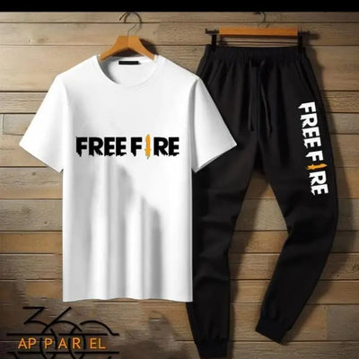 2 Pcs Men's Jersey Printed Track Suit