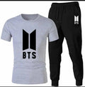2 Pcs Men's Jersey Printed Track Suit