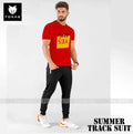 2 Pcs Men's Jersey Printed Track Suit