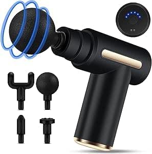 Rechargeable Fascia Gun Muscle Relaxation Massager – Professional Electric Vibration Massage Gun for Neck, Back & Body
