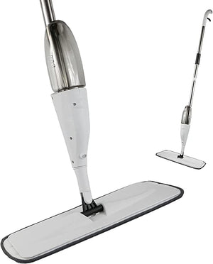 Water Spray Mop – Refillable Spray Floor Mop with Microfiber Pad for Wet & Dry Cleaning