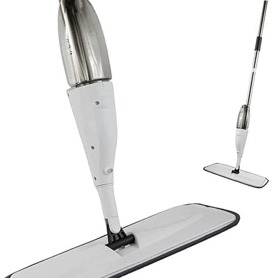 Water Spray Mop – Refillable Spray Floor Mop with Microfiber Pad for Wet & Dry Cleaning