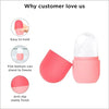 Silicone Face Ice Roller – Reusable Facial Ice Massage Roller for Skin Care, Puffiness & Cooling Therapy