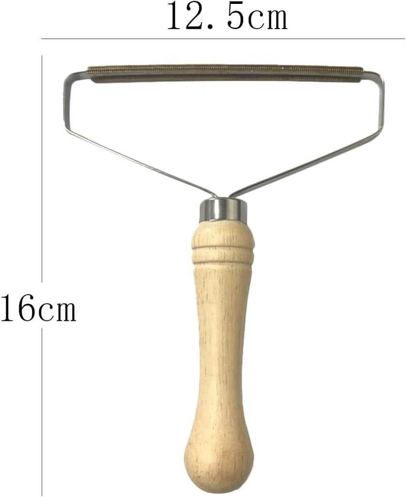 Wooden Lint Remover – Reusable Fabric Shaver for Clothes, Sweaters, Blankets, Sofas & Pet Hair Removal
