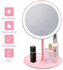Rechargeable LED Makeup Mirror – Portable Vanity Mirror with Touch Control, Adjustable Brightness & USB Charging