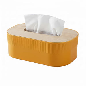 Wooden Tissue Box Holder – Premium Wooden Tissue Box Cover for Home, Office & Car Decor