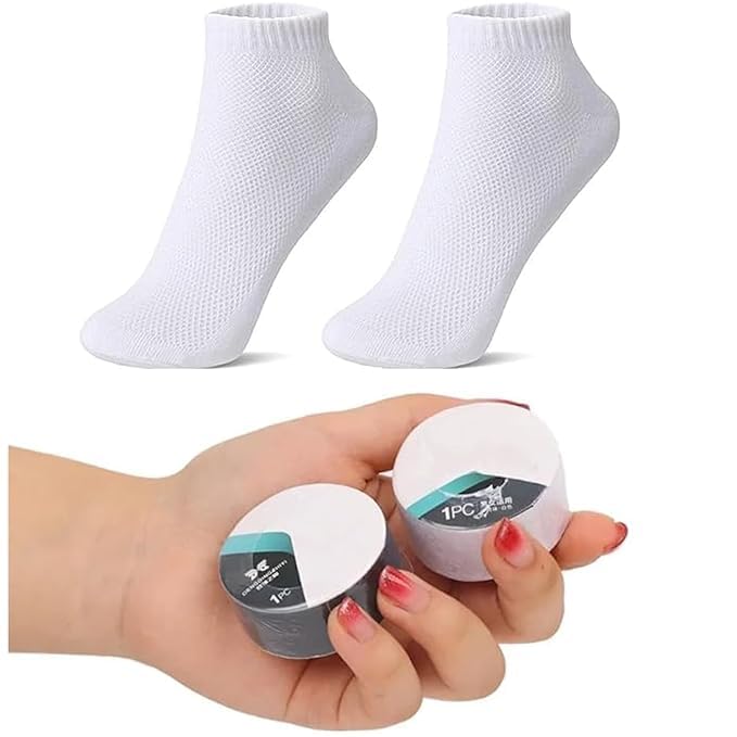 Disposable Travel Socks for Men & Women – Soft Breathable Lightweight Washable Compression Travel Socks