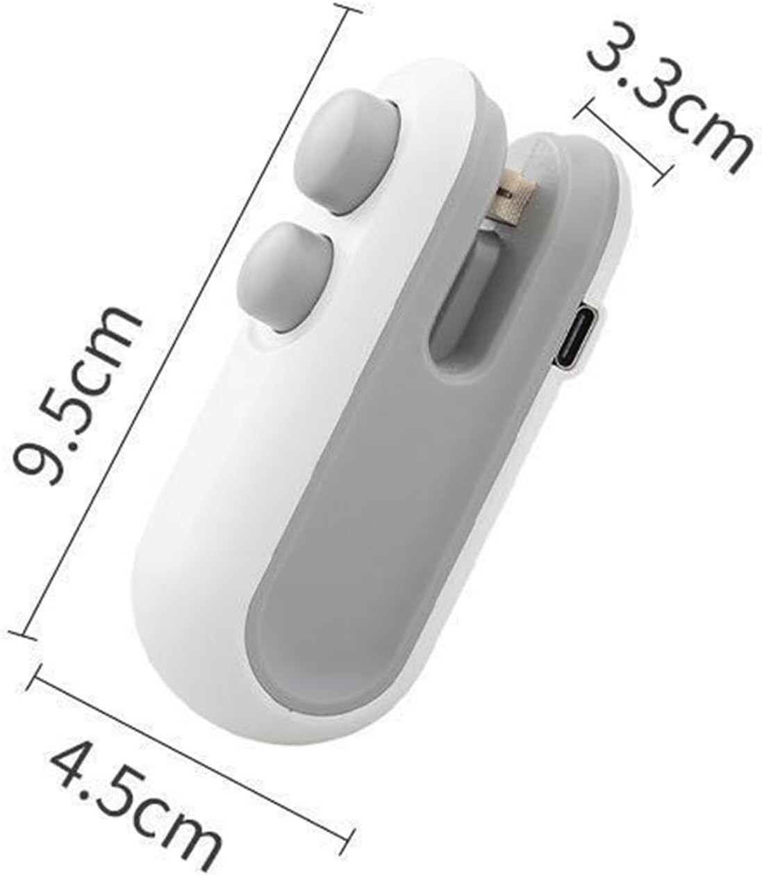 Rechargeable Mini Pocket Bag Sealer – USB Rechargeable Portable Heat Sealing Machine for Snack & Food Storage Bags (With Box Packing)