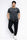 Men Printed Track Suit Set MILANO Polyester Black