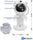 Astronaut Star Projector Galaxy Night Light – LED Nebula Projector for Bedroom, Kids Room & Home Decor