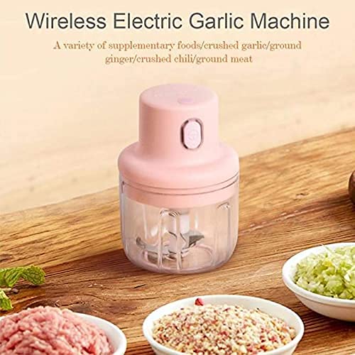 250ML USB Rechargeable Mini Electric Grinder & Food Chopper – Portable Garlic, Onion, Vegetable & Nut Chopper
