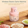 250ML USB Rechargeable Mini Electric Grinder & Food Chopper – Portable Garlic, Onion, Vegetable & Nut Chopper