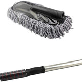 Telescopic Microfiber Car Duster with Long Handle – Extendable Dust Cleaning Brush for Cars, SUVs & Home
