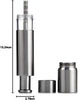 Stainless Steel One-Hand Salt & Pepper Grinder – Masala Hammer Spice Grinder for Black Pepper, Salt & Seasonings