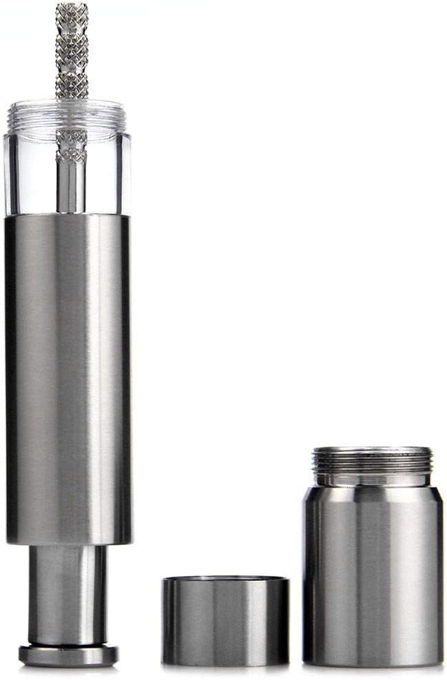 Stainless Steel One-Hand Salt & Pepper Grinder – Masala Hammer Spice Grinder for Black Pepper, Salt & Seasonings