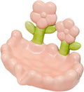 Flower Soap Dish – Self-Draining Leaf Soap Holder with Suction Cup for Bathroom & Kitchen Sink