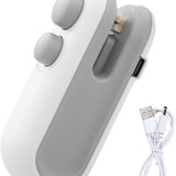 Rechargeable Mini Pocket Bag Sealer – USB Rechargeable Portable Heat Sealing Machine for Snack & Food Storage Bags (With Box Packing)