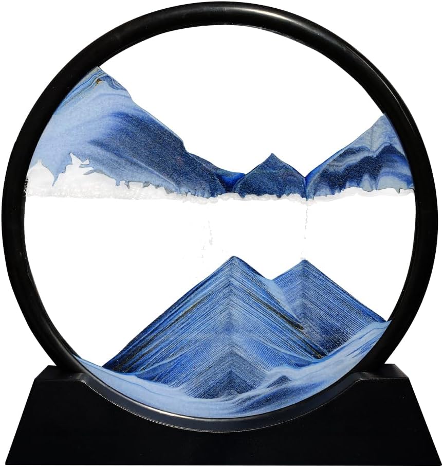 3D Moving Sand Art Lamp | Flowing Sand Painting LED Lamp
