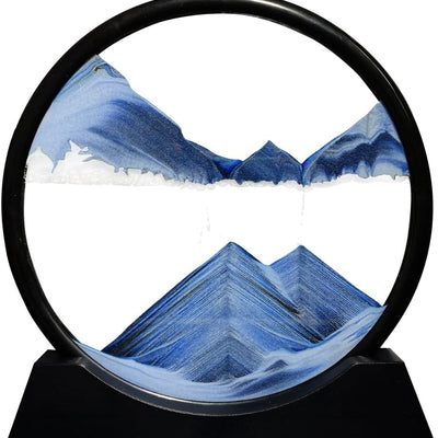 3D Moving Sand Art Lamp | Flowing Sand Painting LED Lamp