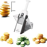 Adjustable Mandoline Slicer – Multi-Function Vegetable & Fruit Cutter with Adjustable Thickness, Julienne & Slicing Blades