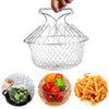 Stainless Steel Frying Basket – Multipurpose Deep Fry Basket with Handle for French Fries, Chicken, Fish & Snacks
