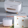 Ecoco Tissue Box – Stylish Desktop Tissue Holder & Organizer for Bathroom, Bedroom, Kitchen & Office