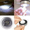Mini Wireless 3 LED Push Touch Wall Light – Battery Powered Stick-On Tap Light for Cabinet, Closet, Staircase & Kitchen