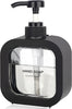 Premium Square Soap Dispenser 300ml – Refillable Liquid Soap Pump for Bathroom, Kitchen & Hand Wash