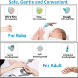 Baby Nail Trimmer – Cell Operated Electric Nail File & Safe Nail Grooming Kit for Newborns & Babies