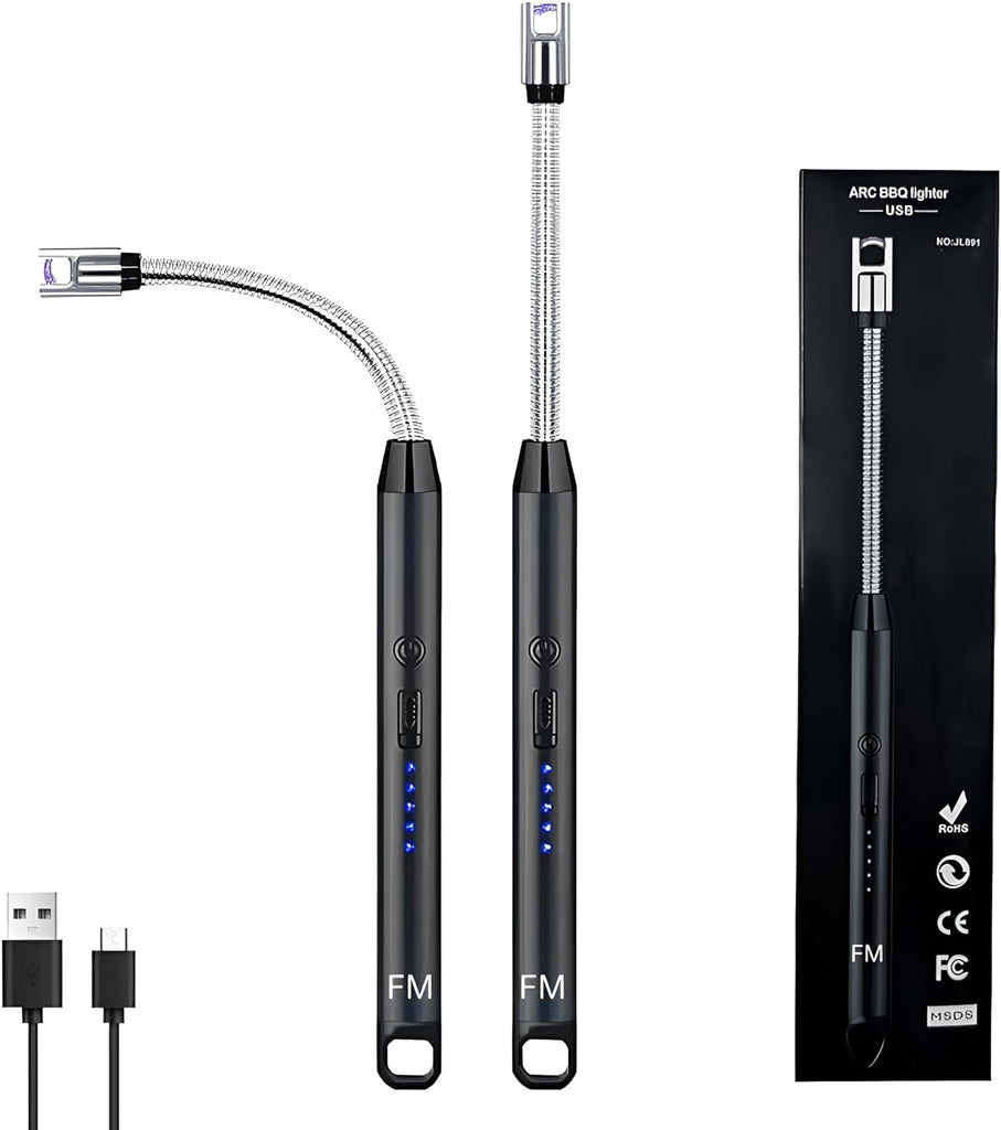 Arc Rechargeable Kitchen Lighter – USB Type-C Electric Plasma Lighter with Metal Body for Kitchen & BBQ