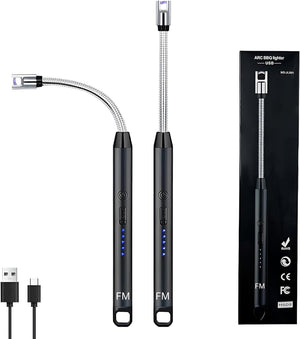 Arc Rechargeable Kitchen Lighter – USB Type-C Electric Plasma Lighter with Metal Body for Kitchen & BBQ