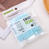 Pack of 20 Fruit Forks – Reusable Mini Dessert & Fruit Picks with Storage Box
