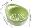 Plastic Drain Basket – Multipurpose Kitchen Sink Strainer & Fruit Vegetable Washing Basket