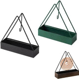 Anti-Scald Mosquito Coil Holder with Tray – Creative Wrought Iron Triangular Mosquito Coil Incense Rack