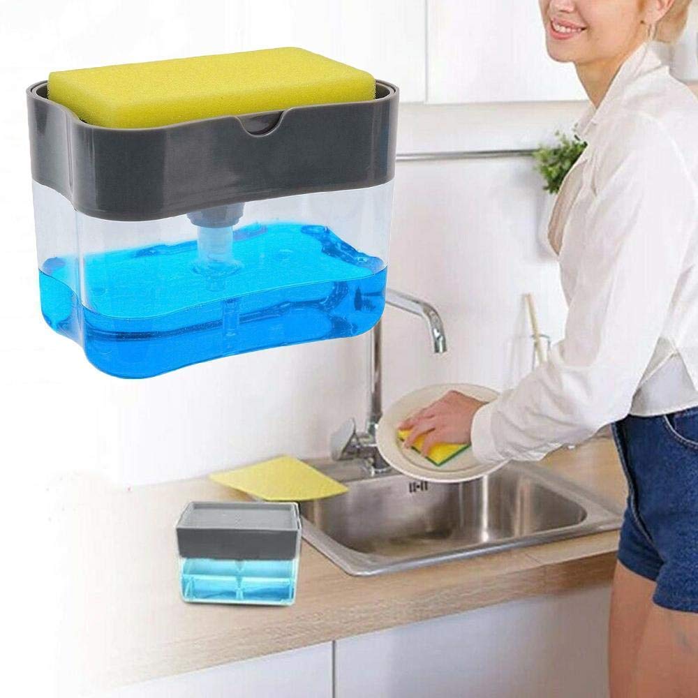 Soap Pump Dispenser – Refillable Liquid Soap Dispenser for Bathroom, Kitchen & Wash Basin