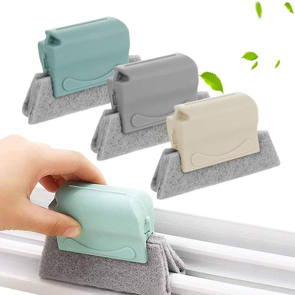 Window Cleaning Brush – Multi-Function Window Track & Groove Cleaning Brush for Sliding Windows, Doors & Window Rails