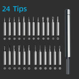 24-in-1 Portable Screwdriver Set with Storage Box