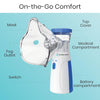 Portable Mesh Nebulizer for Kids & Adults – Rechargeable Silent Handheld Nebulizer Machine for Home & Travel