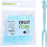 Pack of 20 Fruit Forks – Reusable Mini Dessert & Fruit Picks with Storage Box